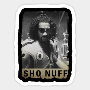 Sho Nuff (Black Glasses) Sticker